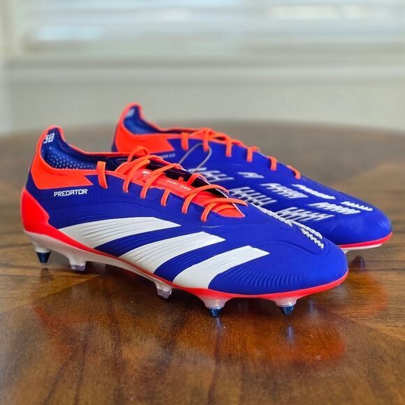 Adidas Predator Elite SG Soft Ground Soccer Shoes Cleats Blue White IF6323 11 - Picture 4 of 15